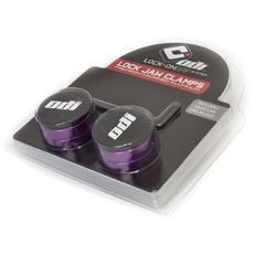 ODI GRIPS Set Lock Jaw Clamps w/Snap Caps - Purple