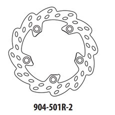 Brzdový kotúč GOLDFREN 904-501R-2 zadná 210 mm