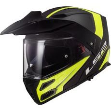 LS2 FF324 METRO EVO RAPID Matt Black Gloss Yellow, FOG FIGHTER (PINLOCK)