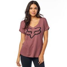 FOX Responded Ss Vneck Rl Slve, Rose, LFS18F