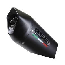 UNIVERSAL RACING SILENCER GPR FURORE TUNING.RACE.7 MATTE BLACK WITHOUT LINK PIPE