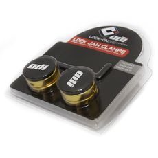 ODI GRIPS Set Lock Jaw Clamps w/Snap Caps - Gold