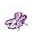 Elastická sieťka Pavúk PUIG 0788L violet 350 x 350mm