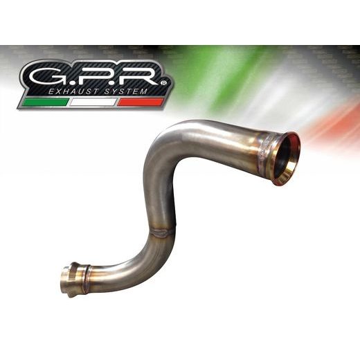 DECAT PIPE GPR KTM.91.DEC BRUSHED STAINLESS STEEL