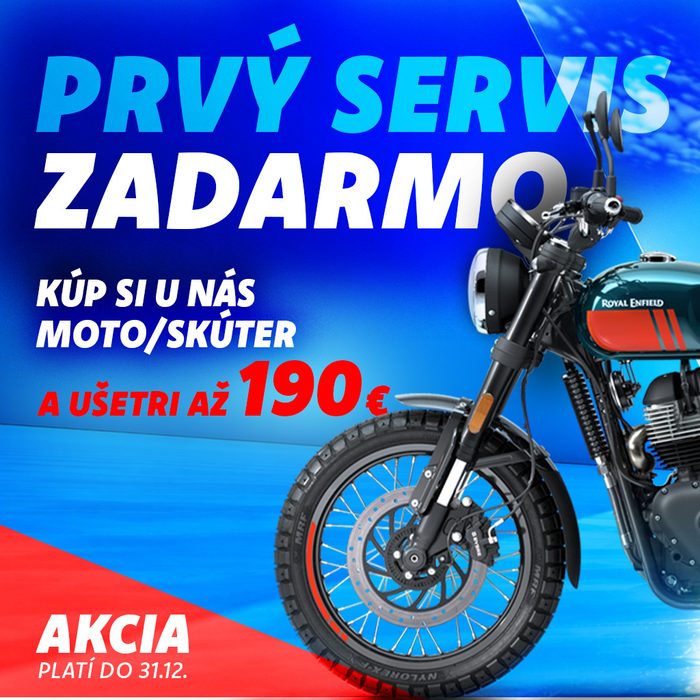 Prvý servis je u nás ZADARMO