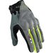 LS2 DART 2 MAN GLOVES GREY H-V YELLOW