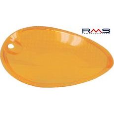 Sklo smerovky - pravé predné RMS 246470110 oranžová Homologácia