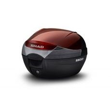 Topcase - s farebným krytom SHAD SH33 červená