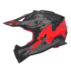 N633 TRASH Matt black- red