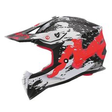N633 TRASH Matt black- red- white