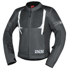 ŠPORTOVÁ BUNDA IXS TRIGONIS-AIR X51063 TMAVO ŠEDO-ŠEDO-BIELA 4XL