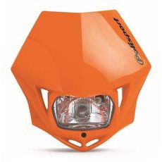 Maska so svetlom POLISPORT MMX oranžová KTM