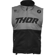 Vesta WARM UP VEST BLACK/CHARCOAL