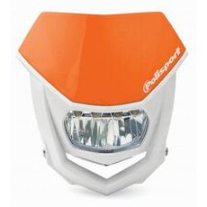 Maska so svetlom POLISPORT HALO LED s LED svetlom oranžová