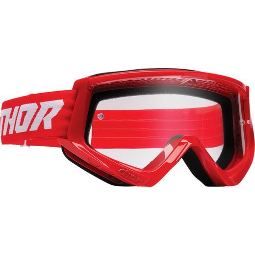 COMBAT RACER RED/WHITE GOGGLE