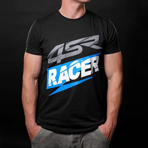 4SR TRIČKO RACER BLACK