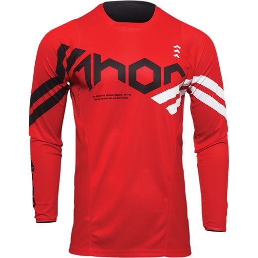 JUNIOR PULSE CUBE RED/WHITE JERSEY