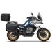 KOMPLETNÁ SADA HLINÍKOVÝCH KUFROV SHAD TERRA BLACK, 55L TOPCASE + 36L / 47L BOČNÉ KUFRE, VRÁTANE MONTÁŽNEJ SADY A DOSKY SHAD CF MOTO 800MT