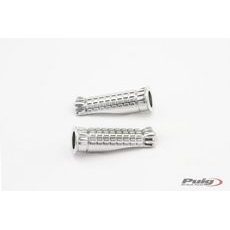 Footpegs without adapters PUIG R-FIGHTER 9192P strieborná