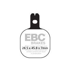 Brzdové obloženie EBC GPFAX184HH