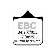 Brzdové obloženie EBC EPFA604/4HH