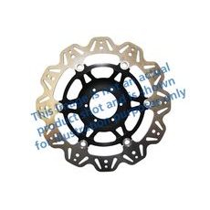 Brzdový kotúč EBC VR3098BLK čierna