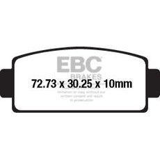 Brzdové obloženie EBC FA651R
