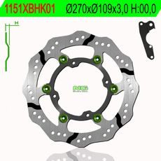 Brzdový kotúč NG 1151XBHK01 oversize