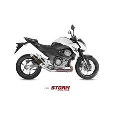Koncovka výfuku STORM GP 74.K.035.LXSB Oceľovo čierna