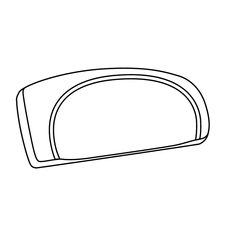 Opierka SHAD D0RI50 pre ATV110/ATV80/SH46