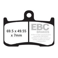 Brzdové obloženie EBC GPFAX347HH