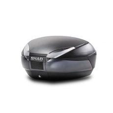 Vrchný kufor na motorku SHAD SH48 Tmavo šedá so zámkom PREMIUM SMART