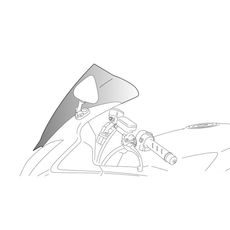 Plexi štít PUIG RACING 0283F tmavá kouřová