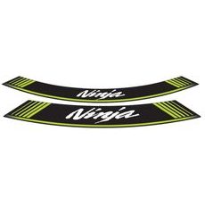 Linka na ráfek PUIG NINJA 5528V zelená linky na ráfek - sada 8ks
