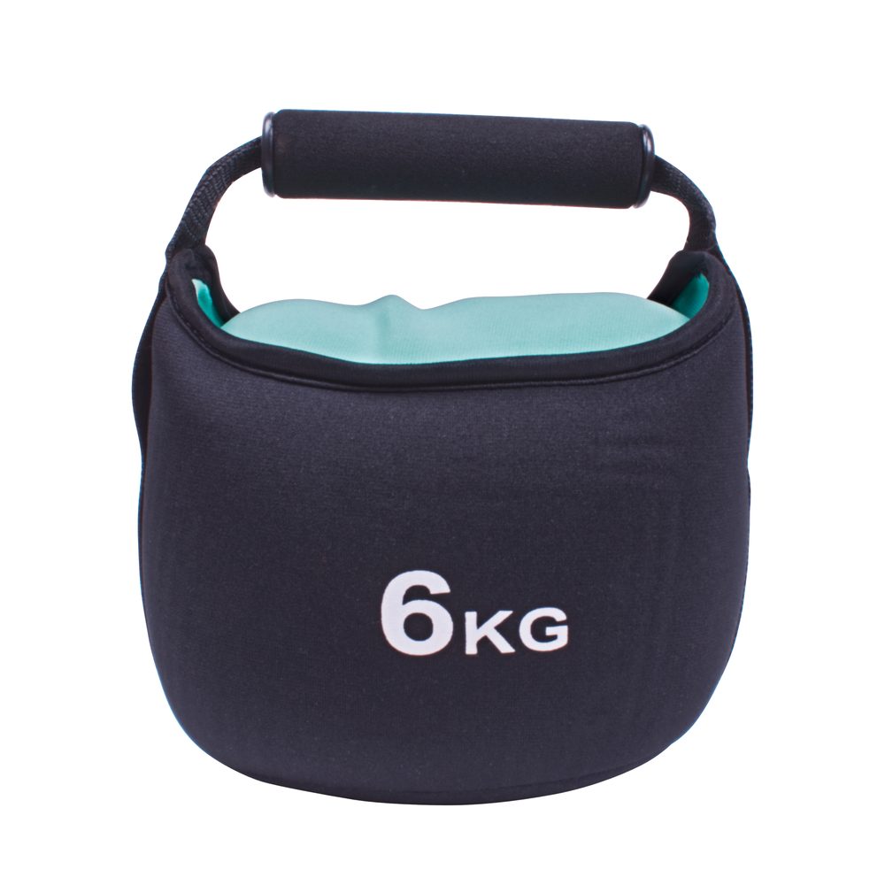 Činka Sportago Kettle-bell soft 6 kg - zelená