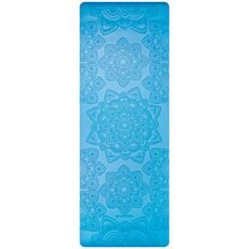 Gumová jóga podložka Sportago Šánti 183x66 cm - světle modrá