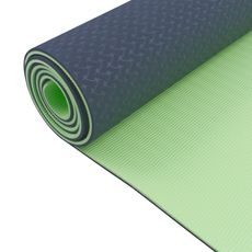 Gumová jóga podložka Sportago Šánti 183x66 cm - zelená