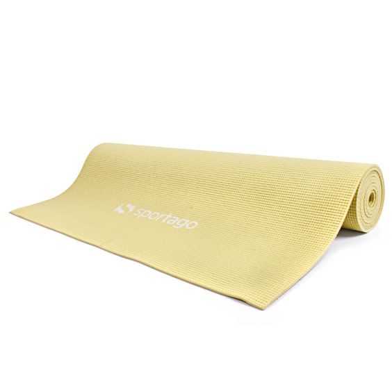 Podložka na cvičení Sportago Yoga Feel, žlutá