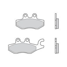 BRZDOVÉ DESTIČKY BREMBO 07060XS