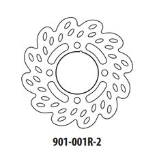 BRZDOVÝ KOTOUČ GOLDFREN 901-001R-2 ZADNÍ 190,7 MM