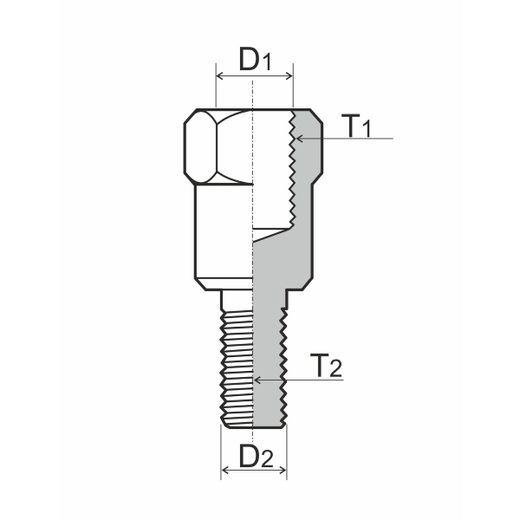 ADAPTÉR NA ZPĚTNÉ ZRCÁTKO RMS 121850150 M10 LH - M10 RH