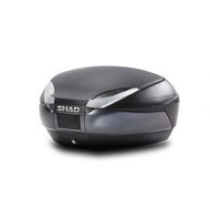 Topcase - s farebným krytom SHAD SH48 Karbón so zámkom PREMIUM SMART