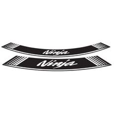 Linka na ráfik PUIG NINJA 5528B biela linky na ráfik - sada 8ks