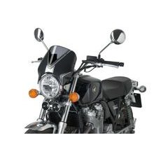 Plexi na motorku PUIG RETROVISION 7593H matná čierna smoke