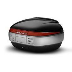 Topcase - s farebným krytom SHAD SH50 Metalická čierna