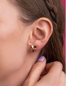 Fleurette Rosegold earrings