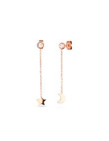 Infinity Rose Gold Earrings