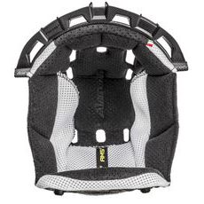 klobouk interiéru pro přilby AVIATOR 2.3, AIROH - Itálie (černá/bílá, vel. XS)