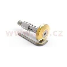 závaží řídítek Bar Ends 2 s konusem pro vnitřní průměr 13 a 18 mm (vnější 22 a 28,6 mm), OXFORD - Anglie (zlaté, pár)