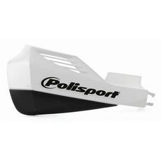 Chrániče páček POLISPORT MX ROCKS vč. univerzální hliníkové montážní sady bílá